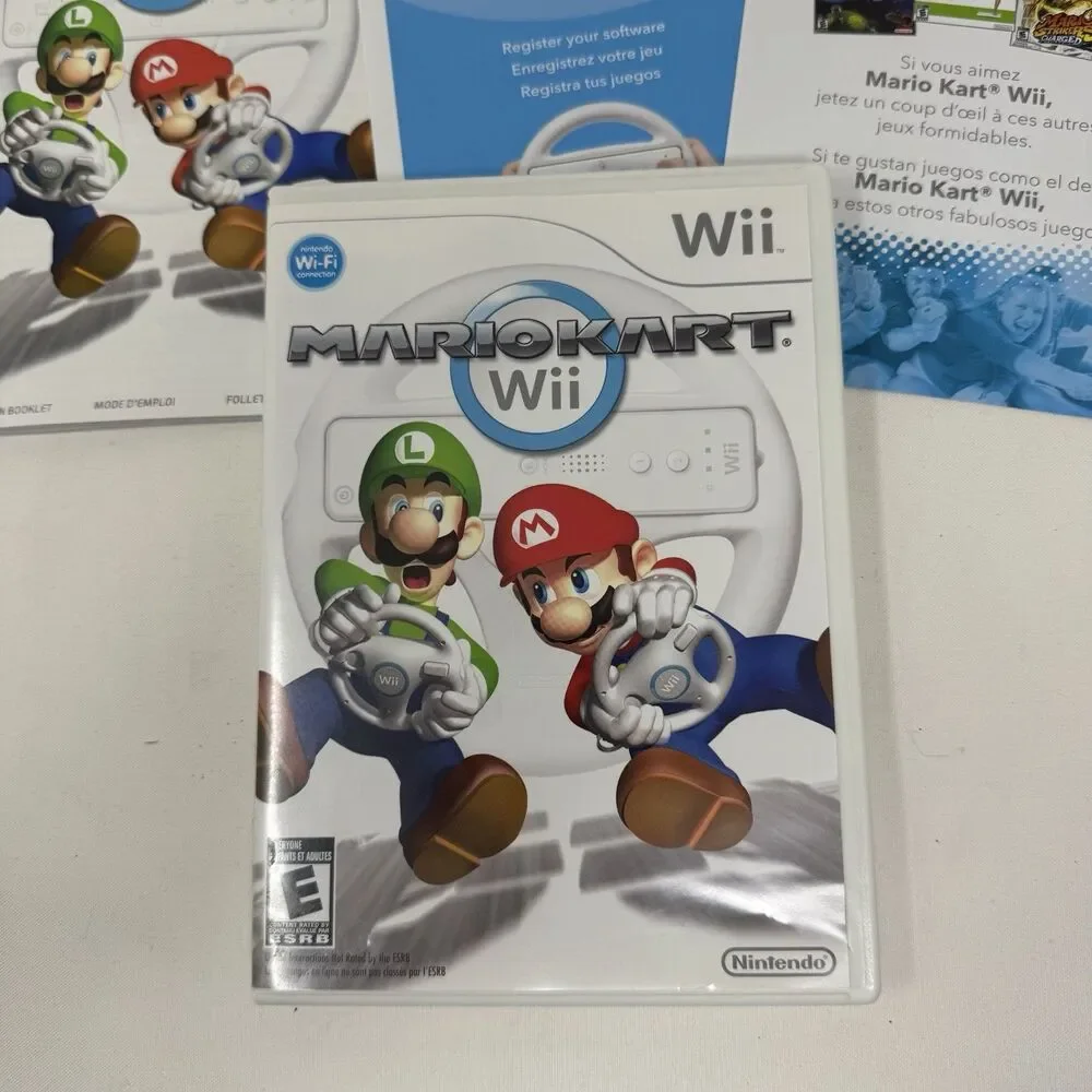Mario Kart Wii Game CIB Nintendo Wii 2008 Complete in Box with Manual TESTED